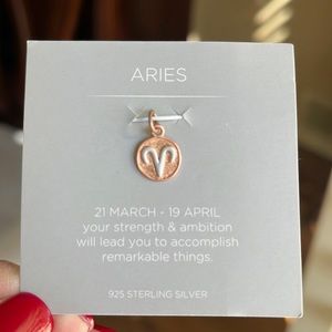 Origami Owl ARIES charm 925 sterling